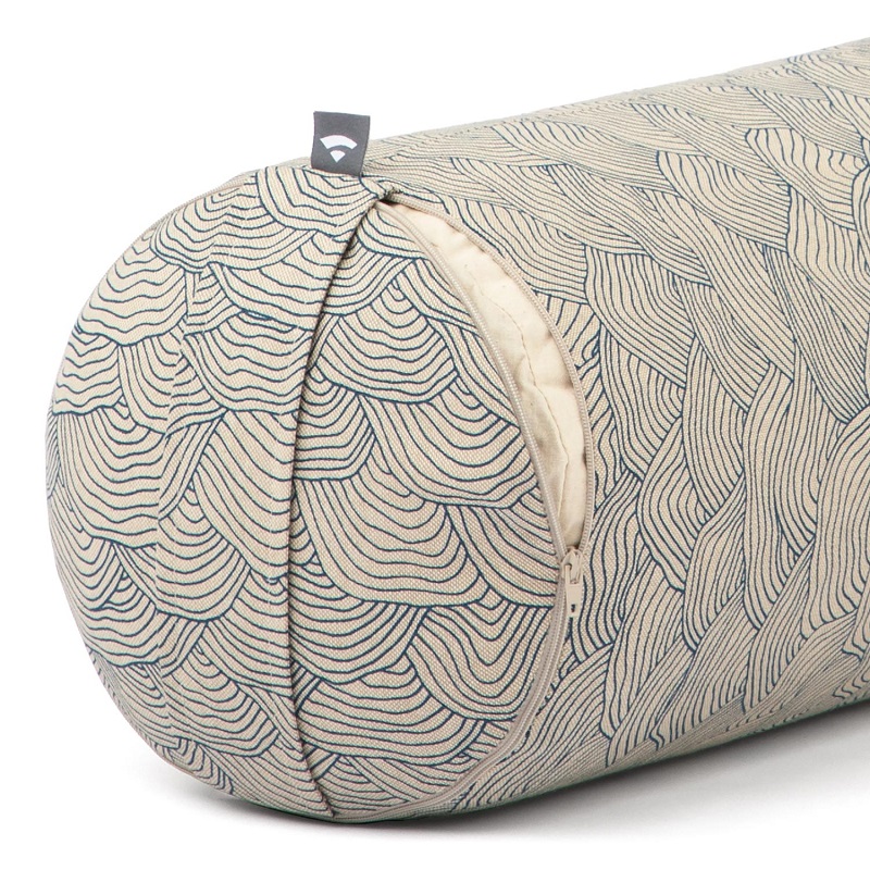 Bodhi Yoga Bolster Classic LAHARI 62 x 22 cm tönköly töltelék Szín: Arany