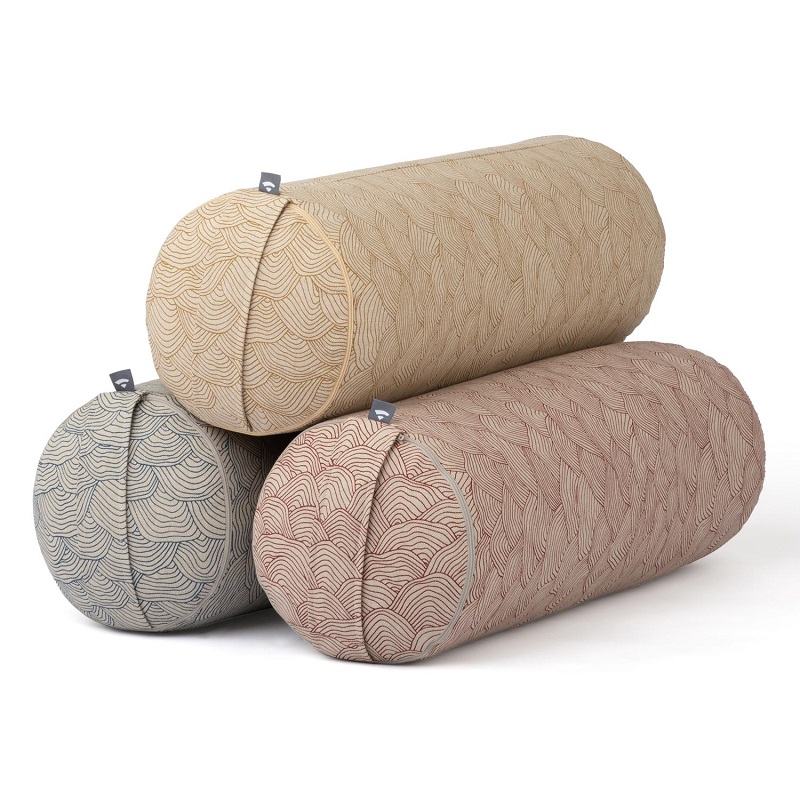 Bodhi Yoga Bolster Classic LAHARI 62 x 22 cm tönköly töltelék Szín: Arany