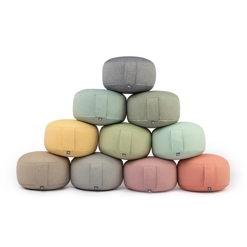 Bodhi Yoga Bodhi RONDO meditációs párna Classic Lahari 31 x 21,5 cm tönköly töltelék Szín: Zöld