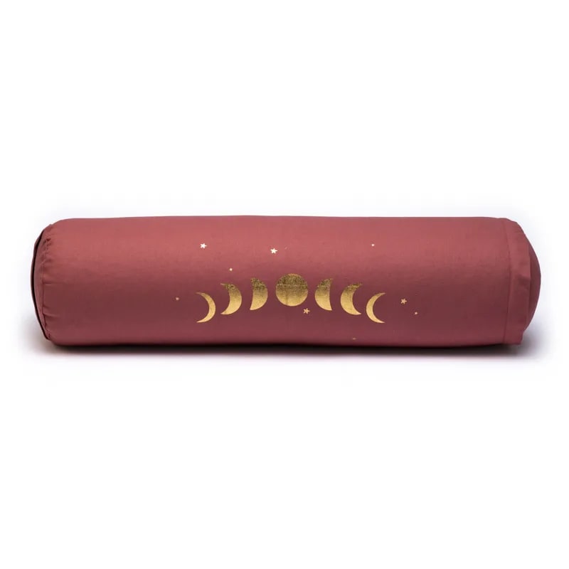 Phoenix Import Yogi & Yogini Bolster jógahenger ECO szimbólummal hajdina 100% bio pamut 60 x 16 cm Szín: fehér