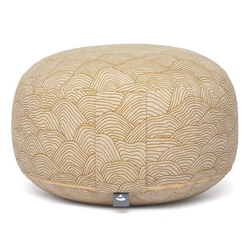 Bodhi Yoga Bodhi BIG RONDO meditációs párna Classic LAHARI 31 x 21,5 cm kapok töltelék Szín: Arany