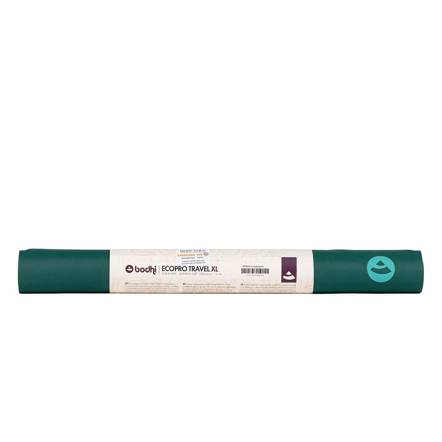 Bodhi Yoga Bodhi Ecopro Travel XL jógaszőnyeg 200 x 60 cm x 1,3 mm Szín: Zöld