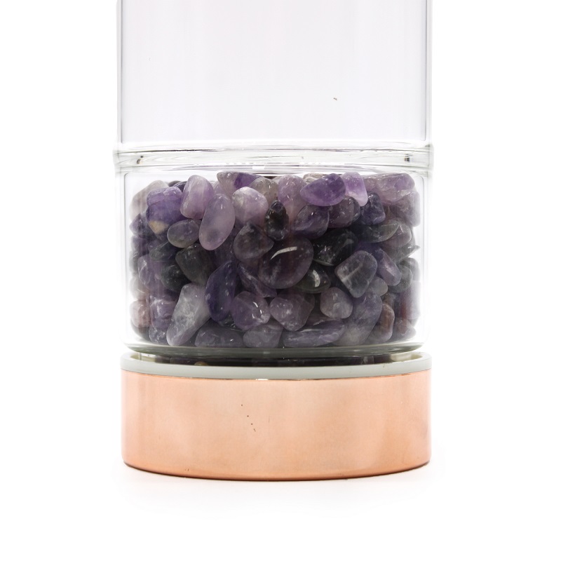 Ancient wisdom Flexity teásüveg kristályüvegből Rose Gold Amethyst 500 ml