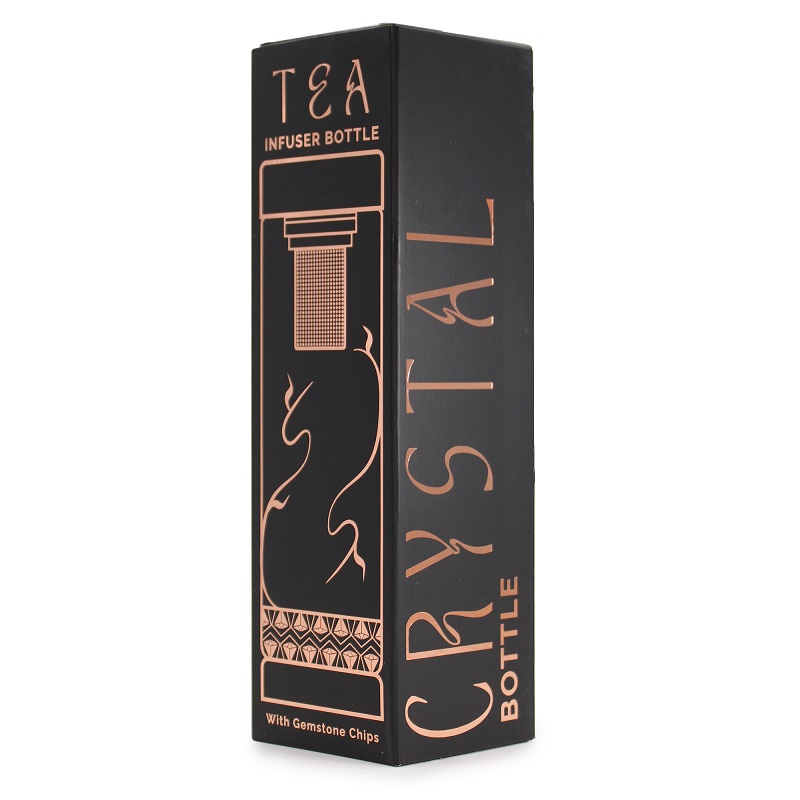 Ancient wisdom Flexity teásüveg kristályüvegből Rose Gold Amethyst 500 ml