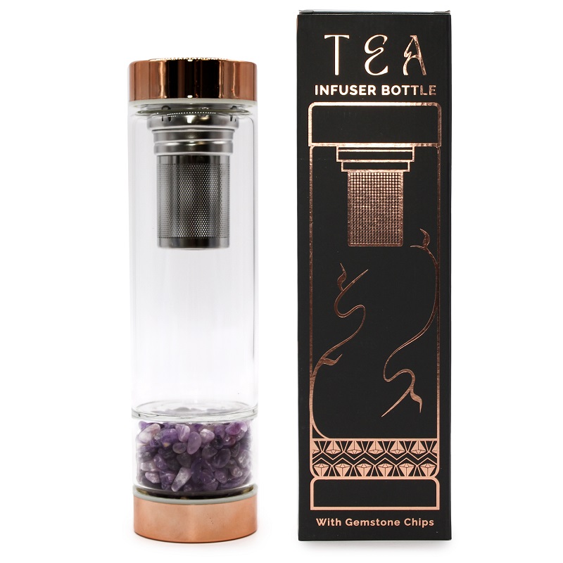 Ancient wisdom Flexity teásüveg kristályüvegből Rose Gold Amethyst 500 ml