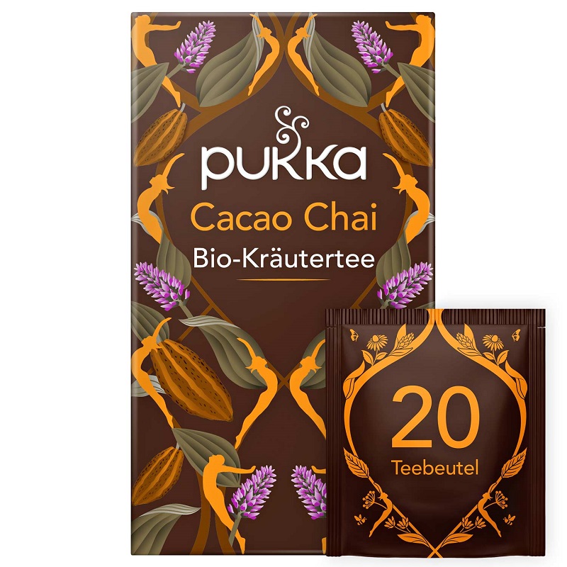 PUKKA Herbs Ayurvedic Organic Cacao Chai tea 20 tasak