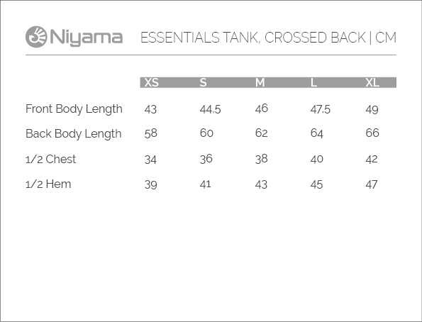 Bodhi Niyama Essentials Crossed Back Tank Top női felső, beépített kosarakkal, fekete Szín: fehér, Méret: XL