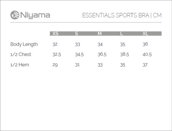 Bodhi Niyama Essentials Crossed Sports Bra sportmelltartó fekete Méret: M