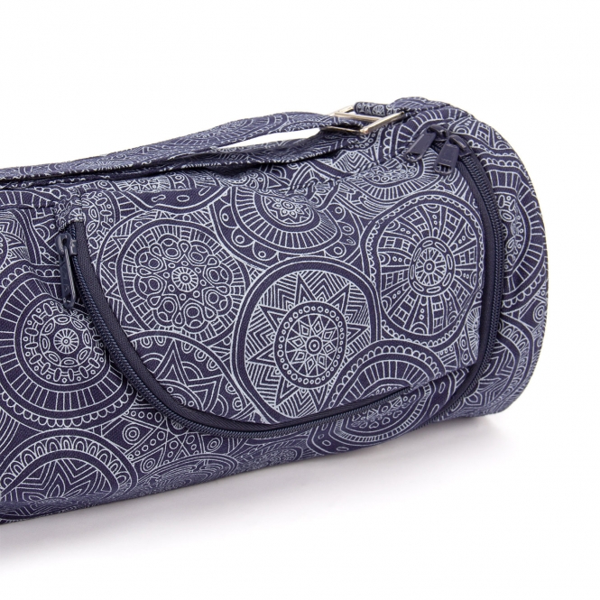 Bodhi Yoga Táska jógához Bodhi Maharaja pamut Mandala sötétkék Hossz: 60 cm