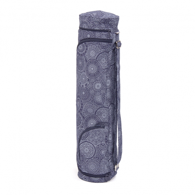 Bodhi Yoga Táska jógához Bodhi Maharaja pamut Mandala sötétkék Hossz: 60 cm