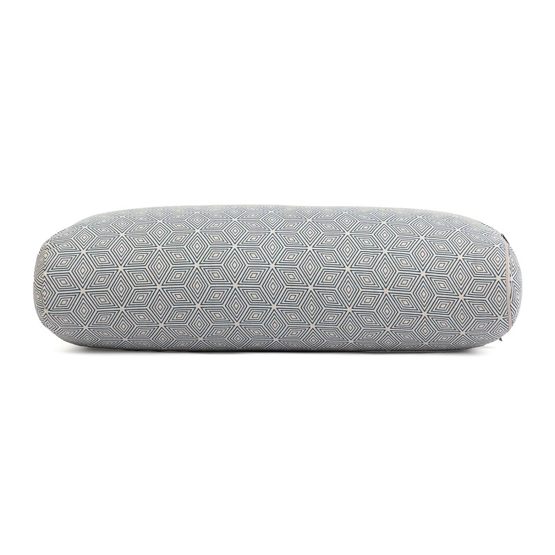 Bodhi Yoga OVAL jógahenger 72,5 x 30 x 17 cm tönkölyvel töltve Szín: szürke