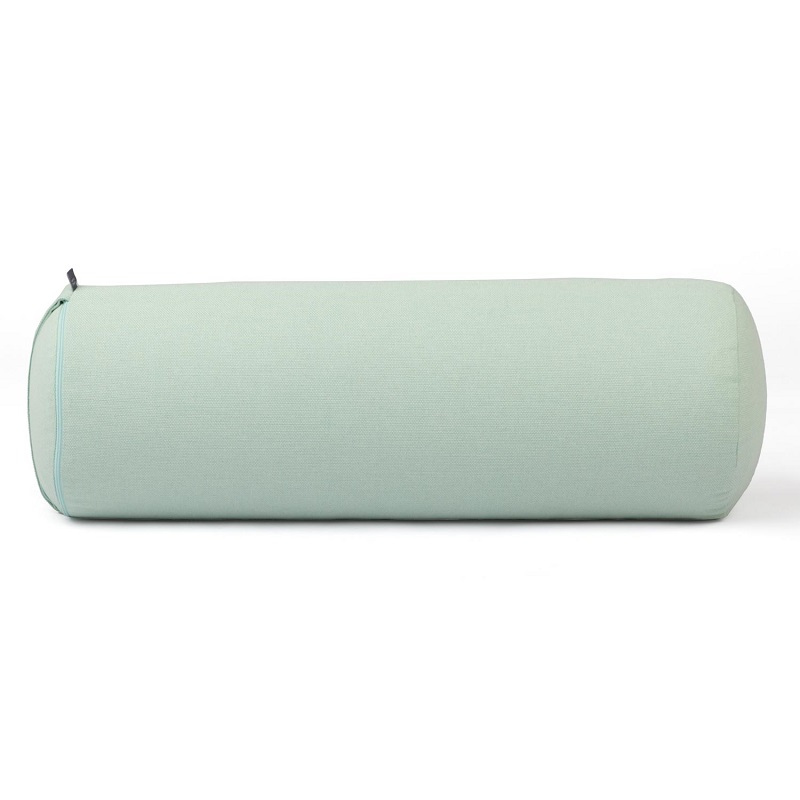 Bodhi Yoga Bolster Classic Dobby 62 x 22 cm tönköly töltelék Szín: Zöld