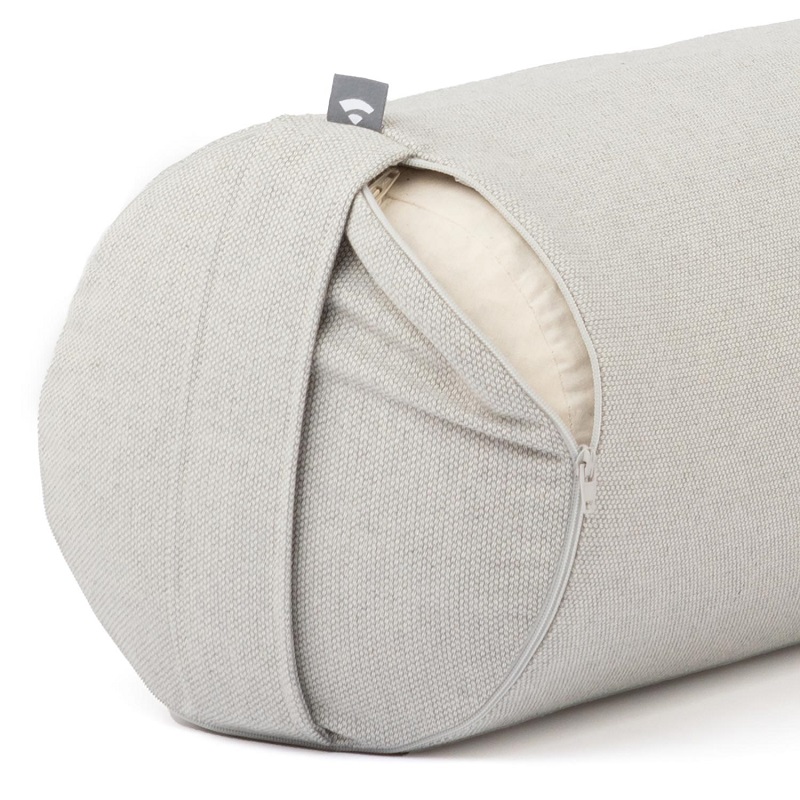 Bodhi Yoga Bolster Classic Dobby 62 x 22 cm tönköly töltelék Szín: Zöld