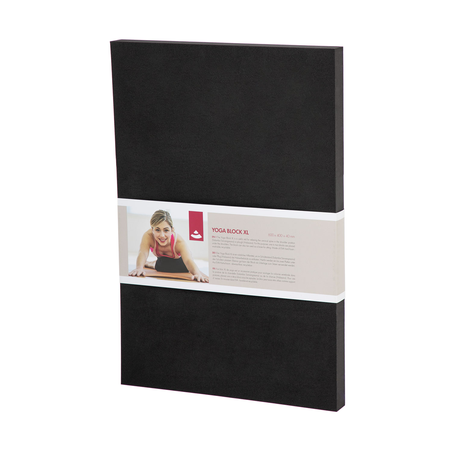 Bodhi Yoga Bodhi nagy méretű hab jógablokk vállak alá és üléshez 30,5 x 20,5 x 5 cm Szín: Piros