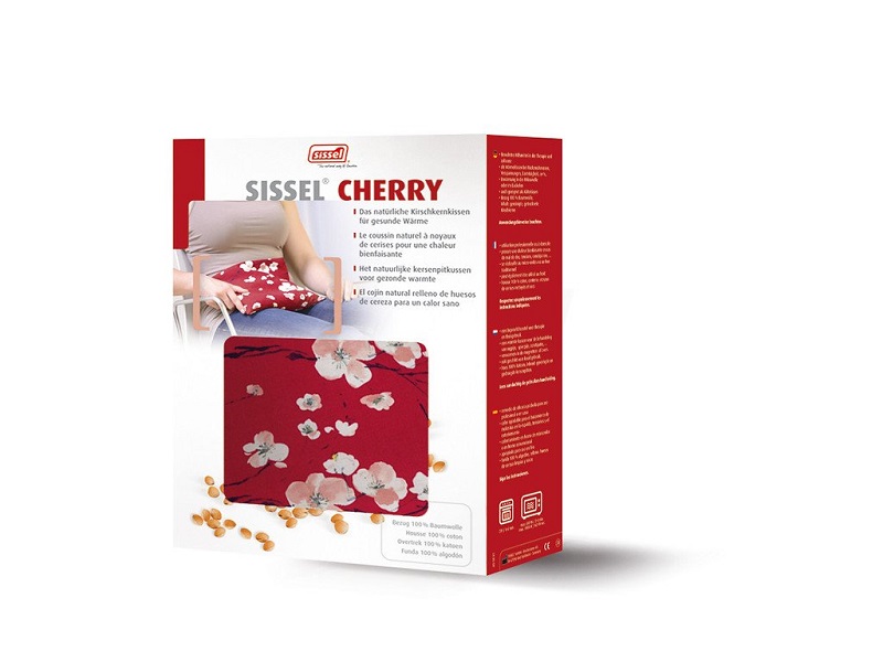 Sissel Cherry melegítő vagy hűsítő párna cseresznyemagokkal Méret: M