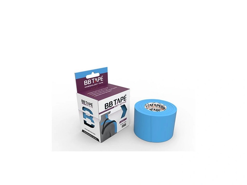 BB Tape H20 Kineziológiai extra vízálló tapasz 5 cm Szín: Bézs