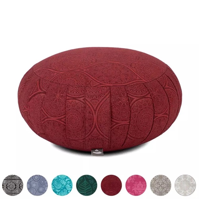 Bodhi Yoga Bodhi Zafu meditációs párna Maharaja 34,5 cm x 19,5 cm - tönköly Szín: Rózsaszín