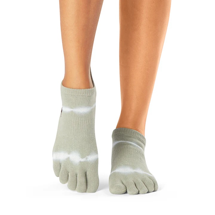 ToeSox Full Toe Low Rise csúszásgátló zokni - Szezonális újdonság Szín: Sárga, Méret: S 36-38