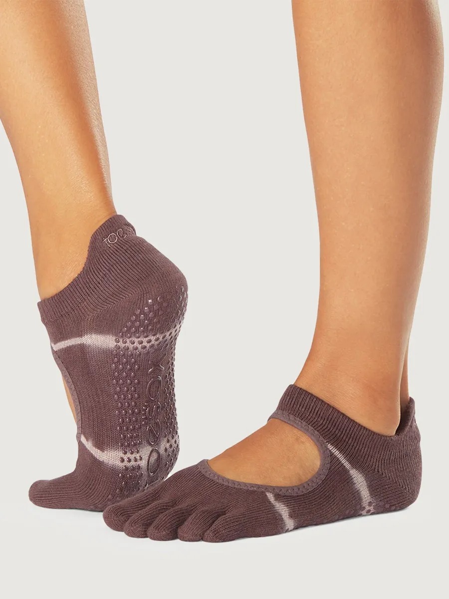 Toesox Fulltoe Bellarina csúszásgátló zokni - Szezonális újdonság Szín: Oatmeal, Méret: S 36-38