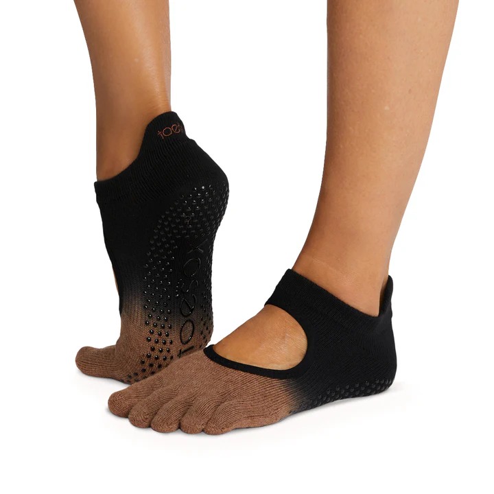 Toesox Fulltoe Bellarina csúszásgátló zokni - Szezonális újdonság Szín: Oatmeal, Méret: S 36-38