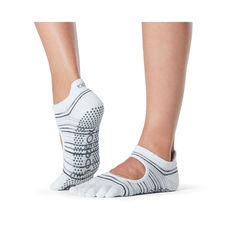 Toesox Fulltoe Bellarina csúszásgátló zokni - Szezonális újdonság Szín: Oatmeal, Méret: S 36-38