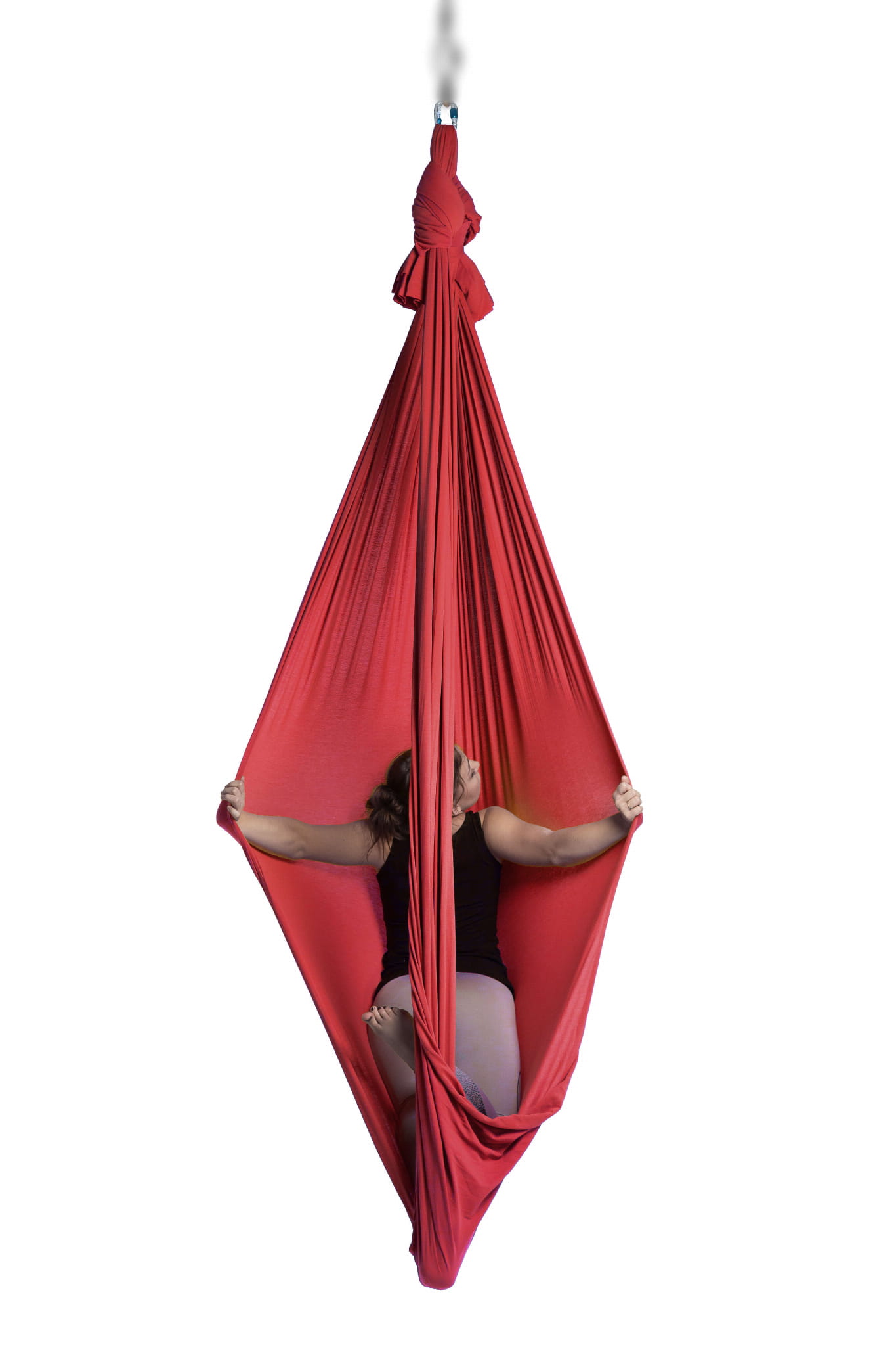 Aerialsilks Aerial Yoga Natura Yoga Hammock háló szett Fly jógához és légi jógához - 7 m Szín: lila