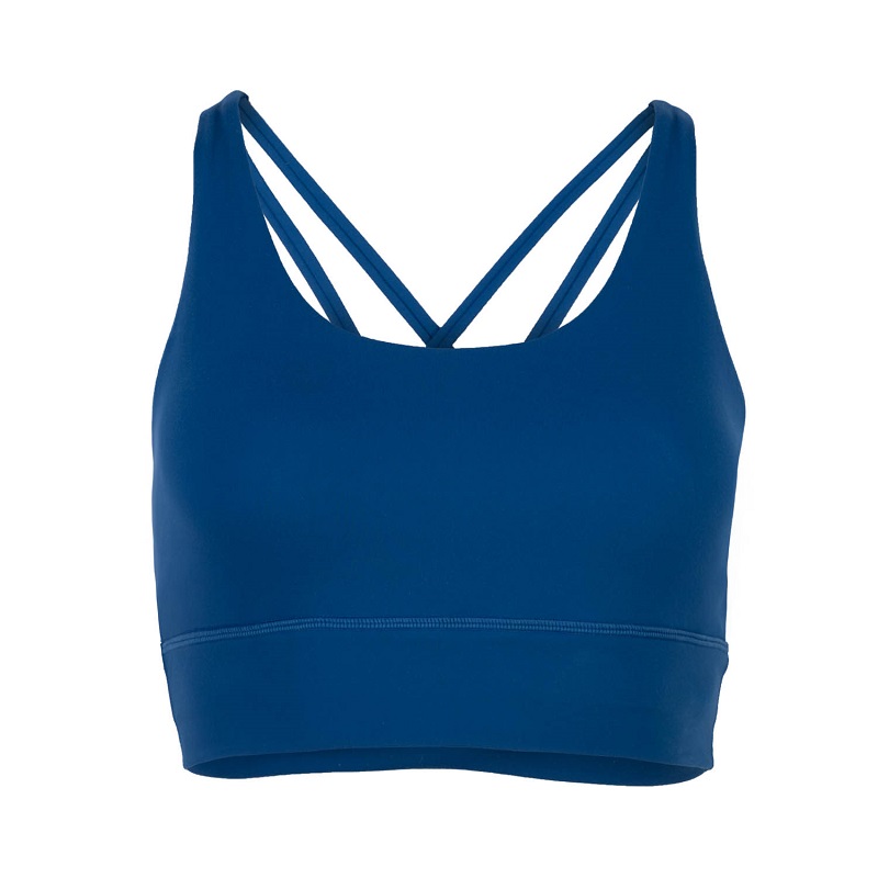 Niyama Essentials Bodhi Niyama Crossed Sports Bra sportmelltartó Szín: Pure Blue, Méret: XL