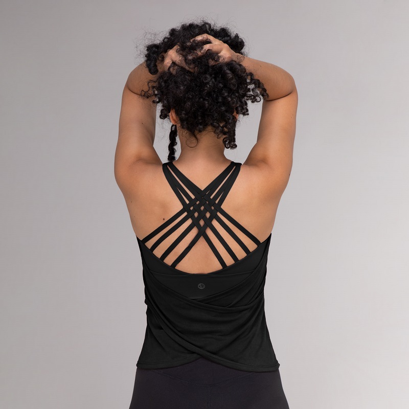 Bodhi Niyama Essentials NIRA Yoga Top női felső Szín: Grey Lavender, Méret: S