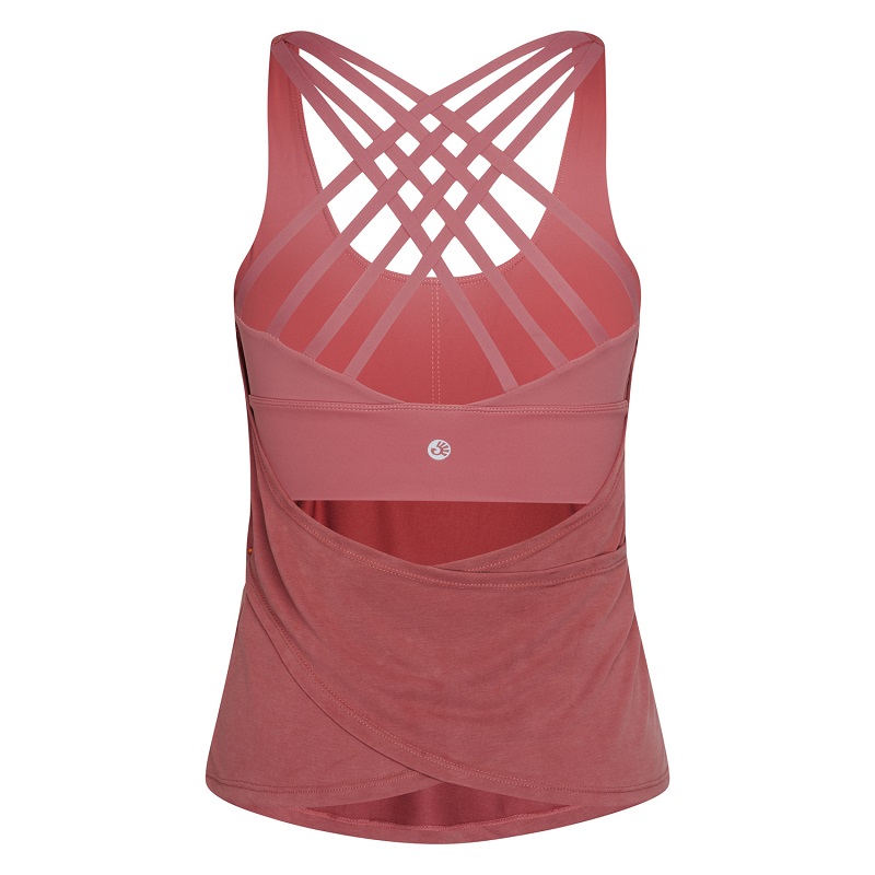 Bodhi Niyama Essentials NIRA Yoga Top női felső Szín: Grey Lavender, Méret: S