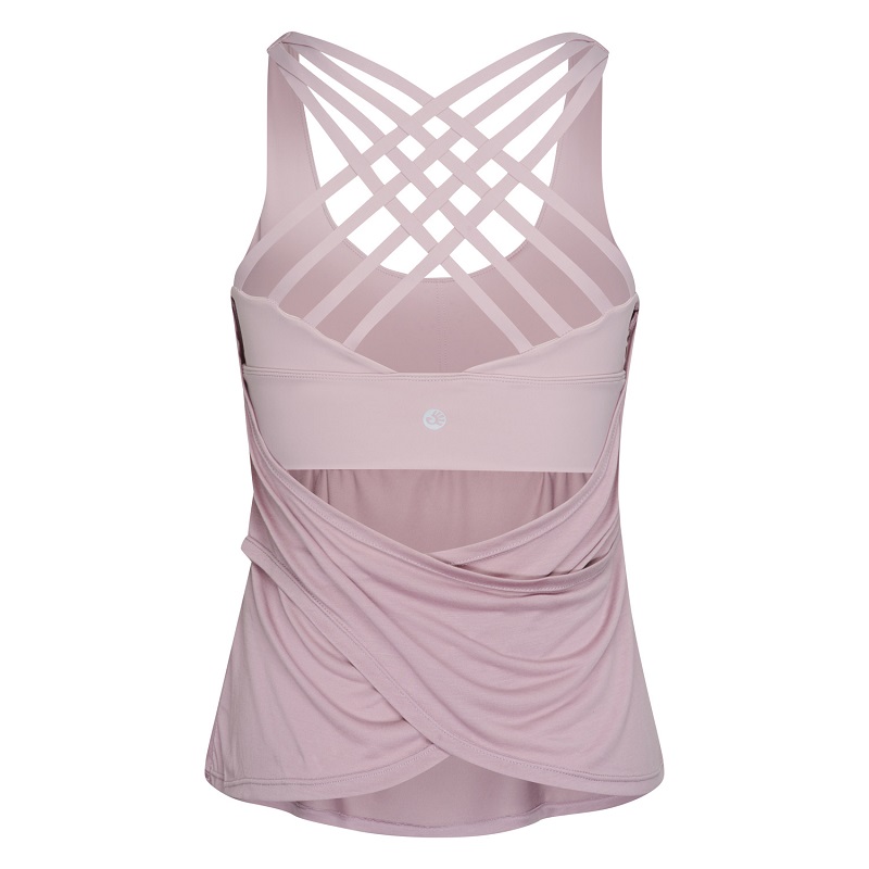 Bodhi Niyama Essentials NIRA Yoga Top női felső Szín: Grey Lavender, Méret: S