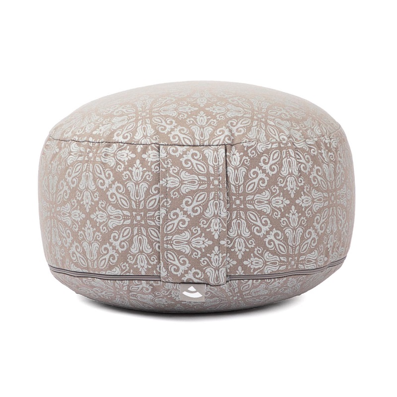 Bodhi Yoga Bodhi Maharaja Rondo meditációs párna 32 x 20 cm Szín: Sötét vörös, Töltelék: Tönköly