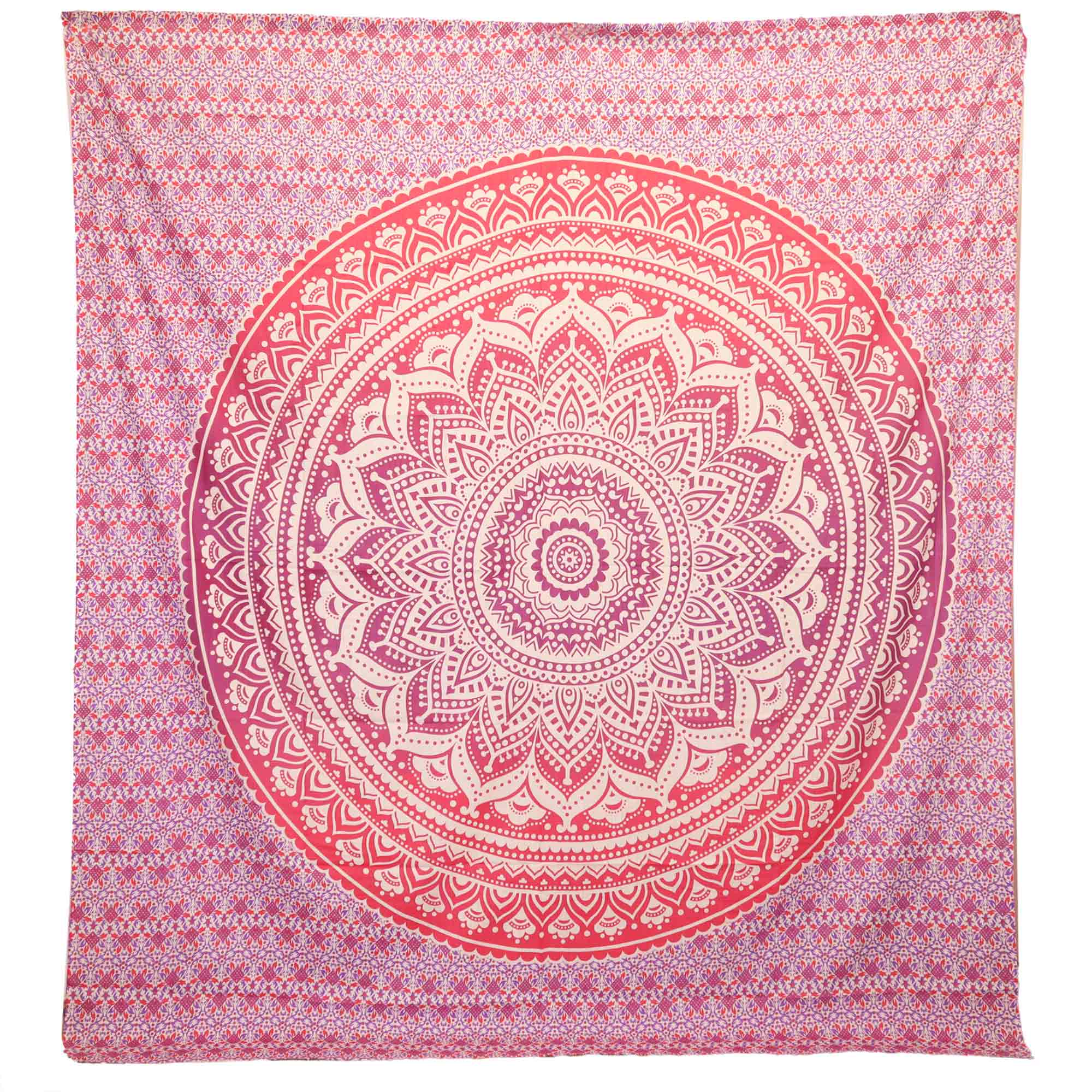 Ancient wisdom Fali vászon/takaró 212 x 193 cm Szín: Umrao Mandala - Fialová