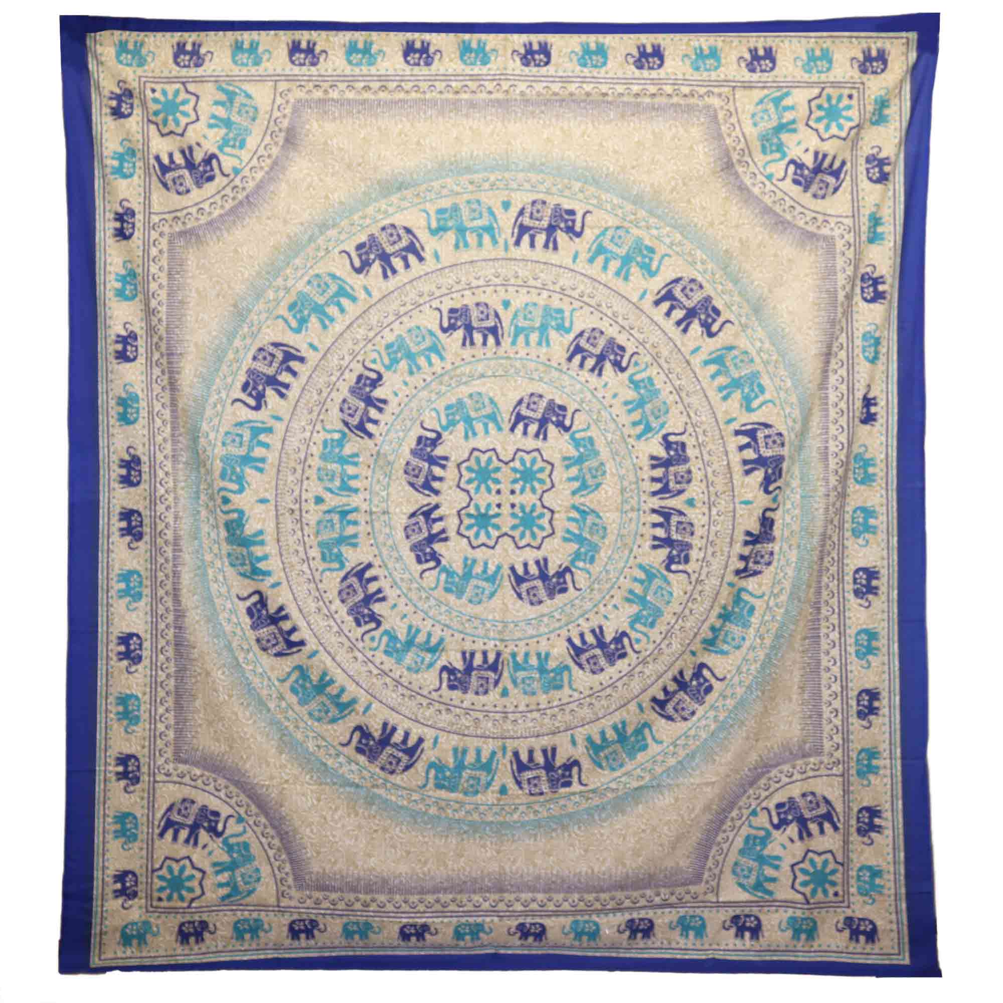 Ancient wisdom Fali vászon/takaró 212 x 193 cm Szín: Umrao Mandala - Fialová