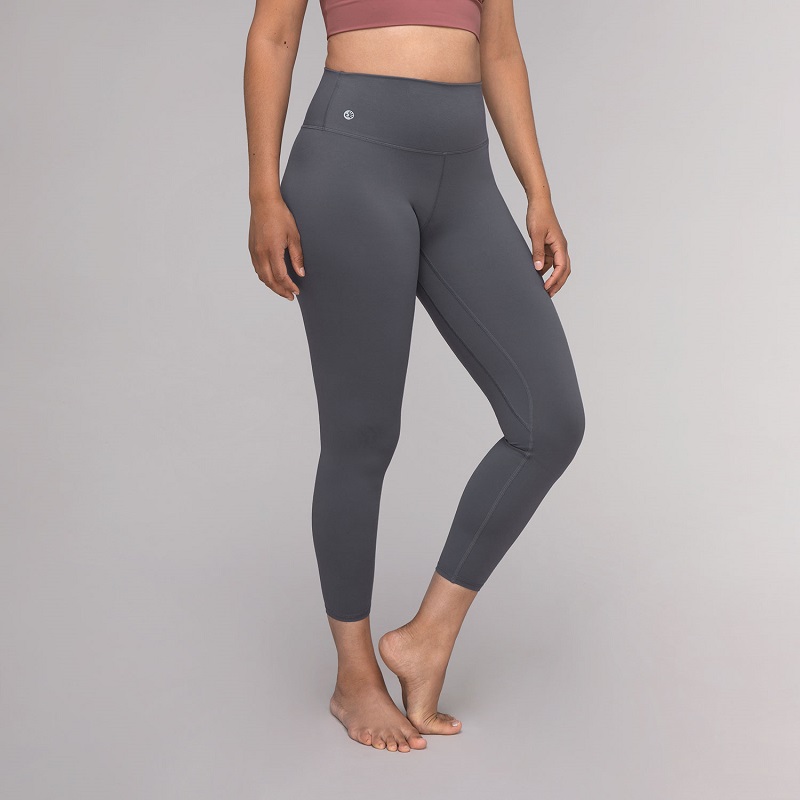 Bodhi Niyama Essentials High Waist Leggings Sport Tights leggings jógához és sporthoz Szín: Grey, Méret: XL