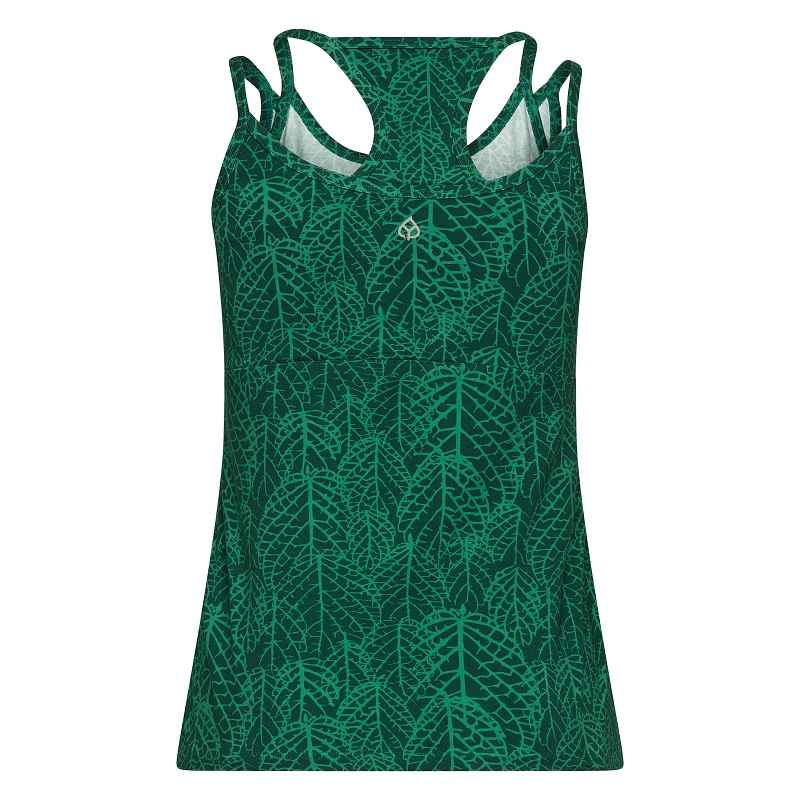 Bodhi Yamadhi Bodhi Yoga Yamadhi Spaghetti Top organikus pamut női top Szín: Dark Green, Méret: S