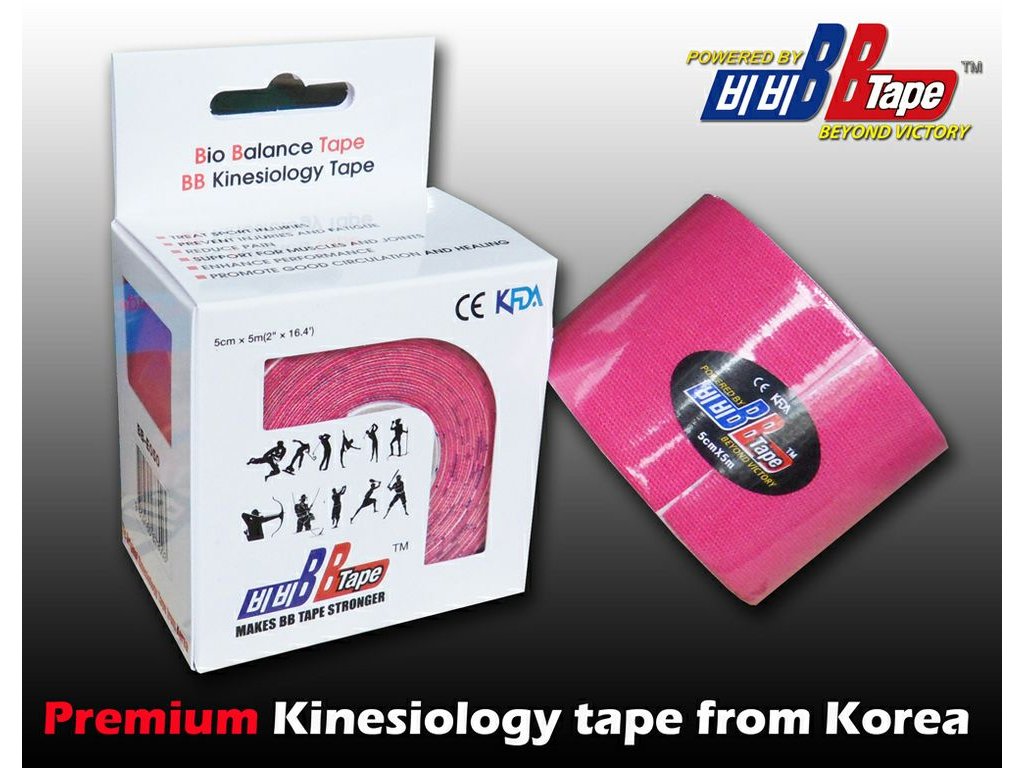 BB Tape kineziológiai tapasz 5 cm Szín: Bézs