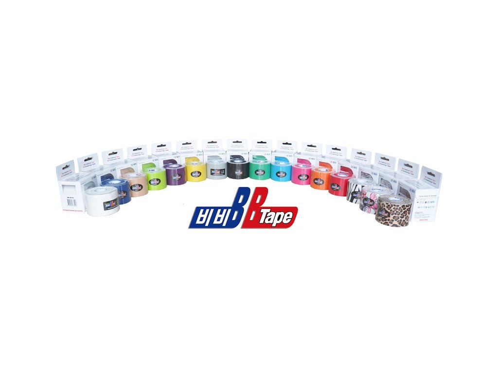 BB Tape kineziológiai tapasz 5 cm Szín: Bézs