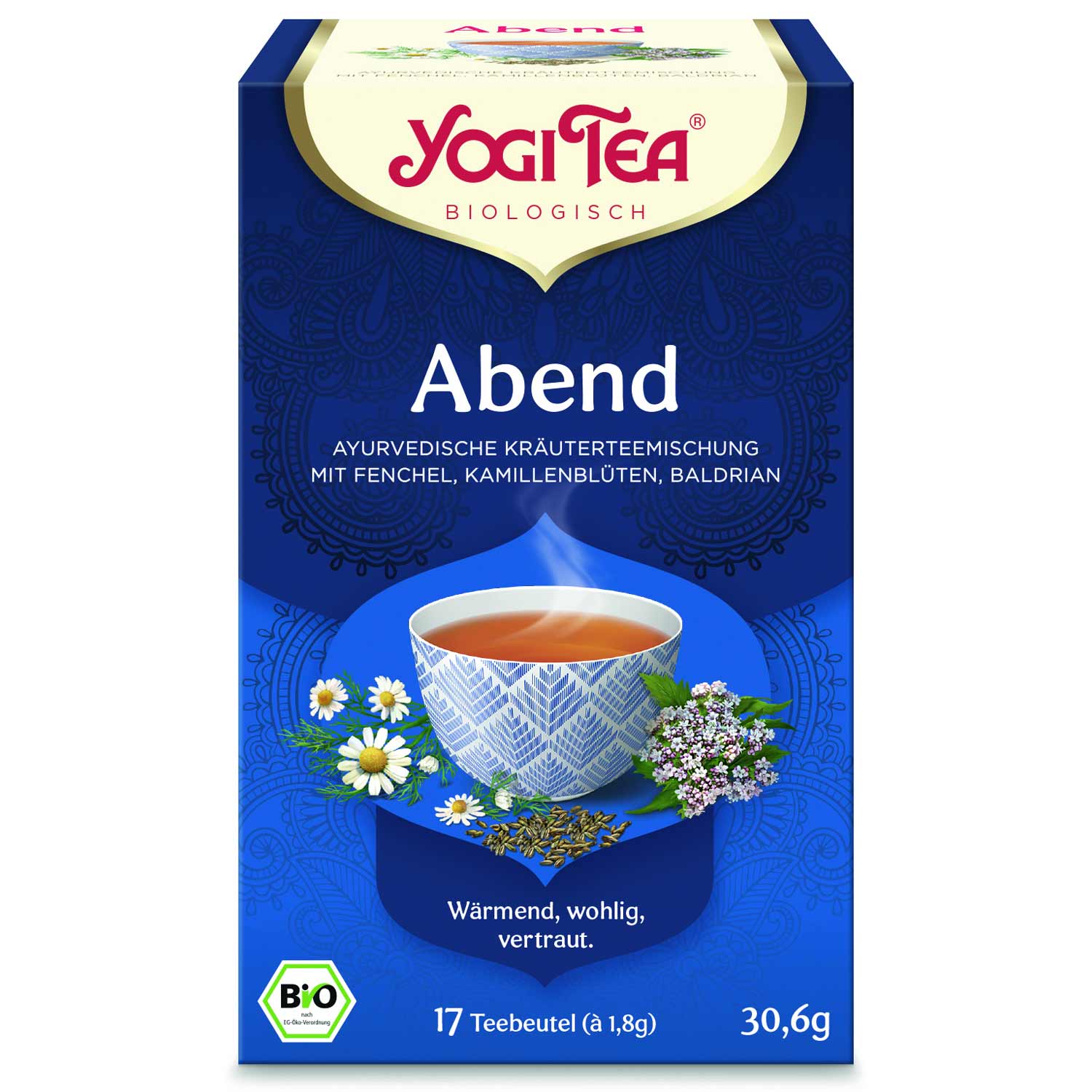 Yogi Tea Abend lefekvés előtti ájurvédikus gyógynövény tea 17 x 1,8 g