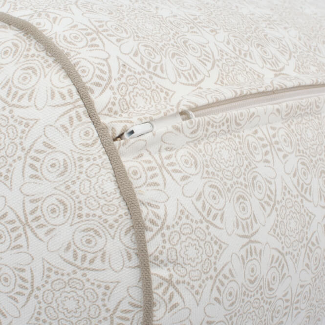 Bodhi Yoga Bodhi Maharaja Bolster jógához Madurai (ecru) 65 x 23 cm Töltelék: Kapok