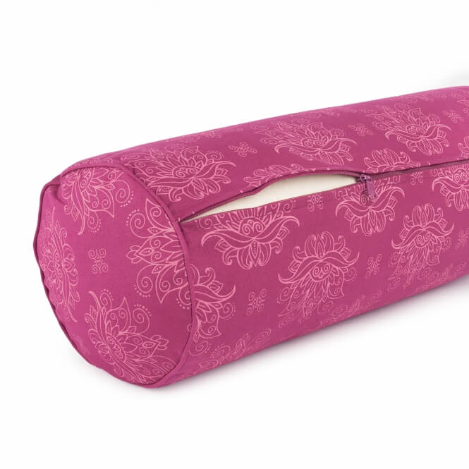 Bodhi Yoga Bodhi Maharaja Bolster for Lotus Berry Yoga (rózsaszín) 65 x 23 cm Töltelék: Tönköly