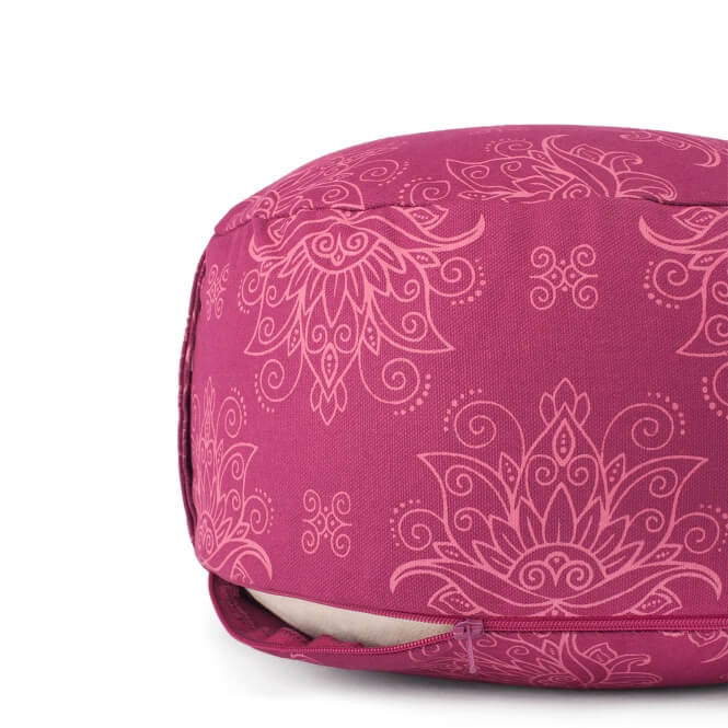 Bodhi Yoga Bodhi Maharaja Rondo Lotus Berry meditációs párna 32 x 20 cm Töltelék: Tönköly