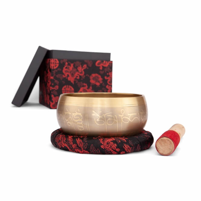 Bodhi Yoga Bodhi indiai géppel készített hangtál díszdobozban TARA 14 cm D