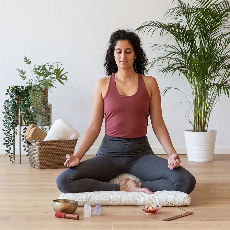 Bodhi Yoga Bodhi meditációs szőnyeg ZABUTON Maharaja Szín: Zöld