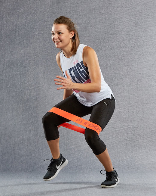 FLEXVIT erősítő gumi MINI 32 cm Szín: Kék
