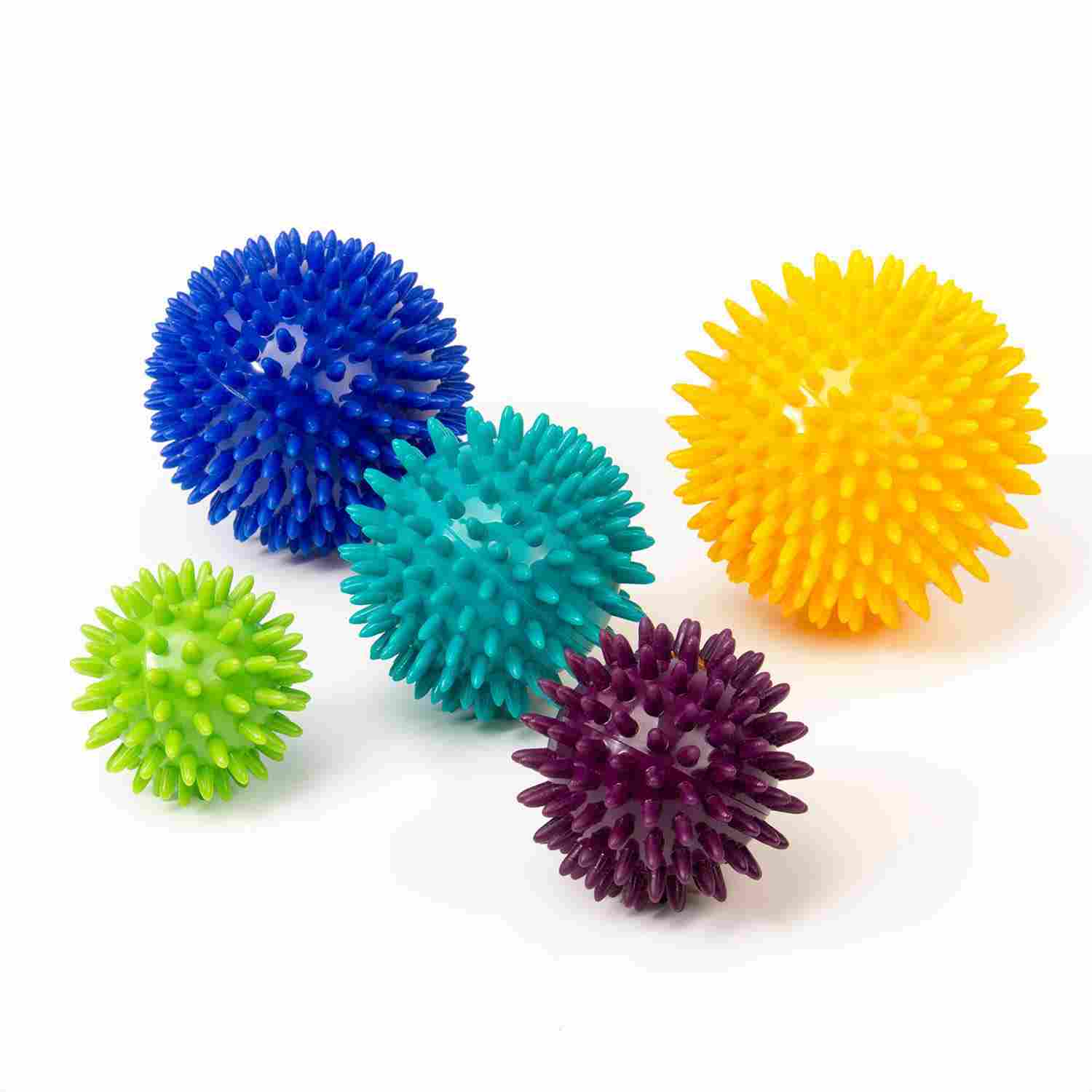 Bodhi Yoga Bodhi szúrós masszázslabda SPIKY különböző nagyságokban Átmérő: 9 cm/Kék