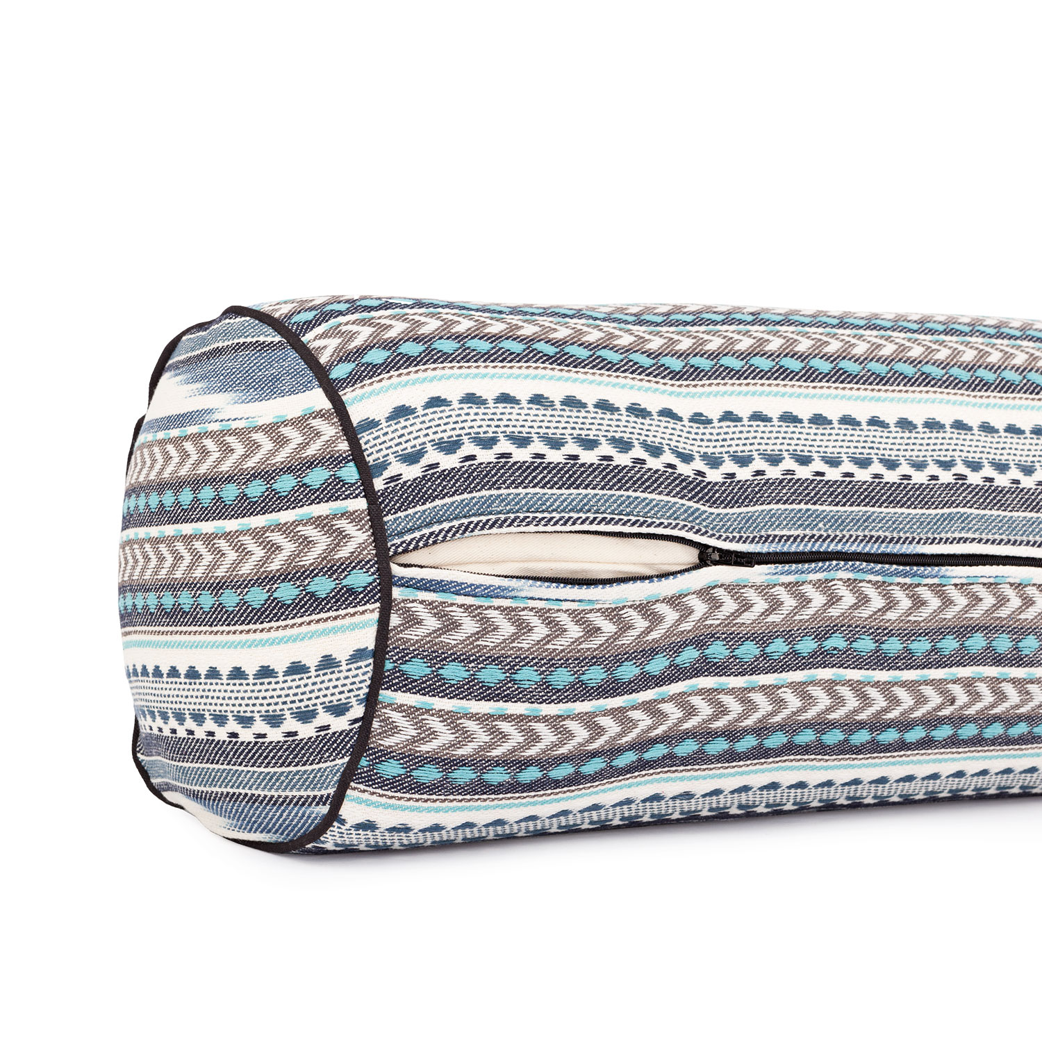 Bodhi Yoga Bodhi Bolster ETHNO kollekció, tönköly béléssel, 100% pamut 65 x 23 cm Szín: Sárgabarck