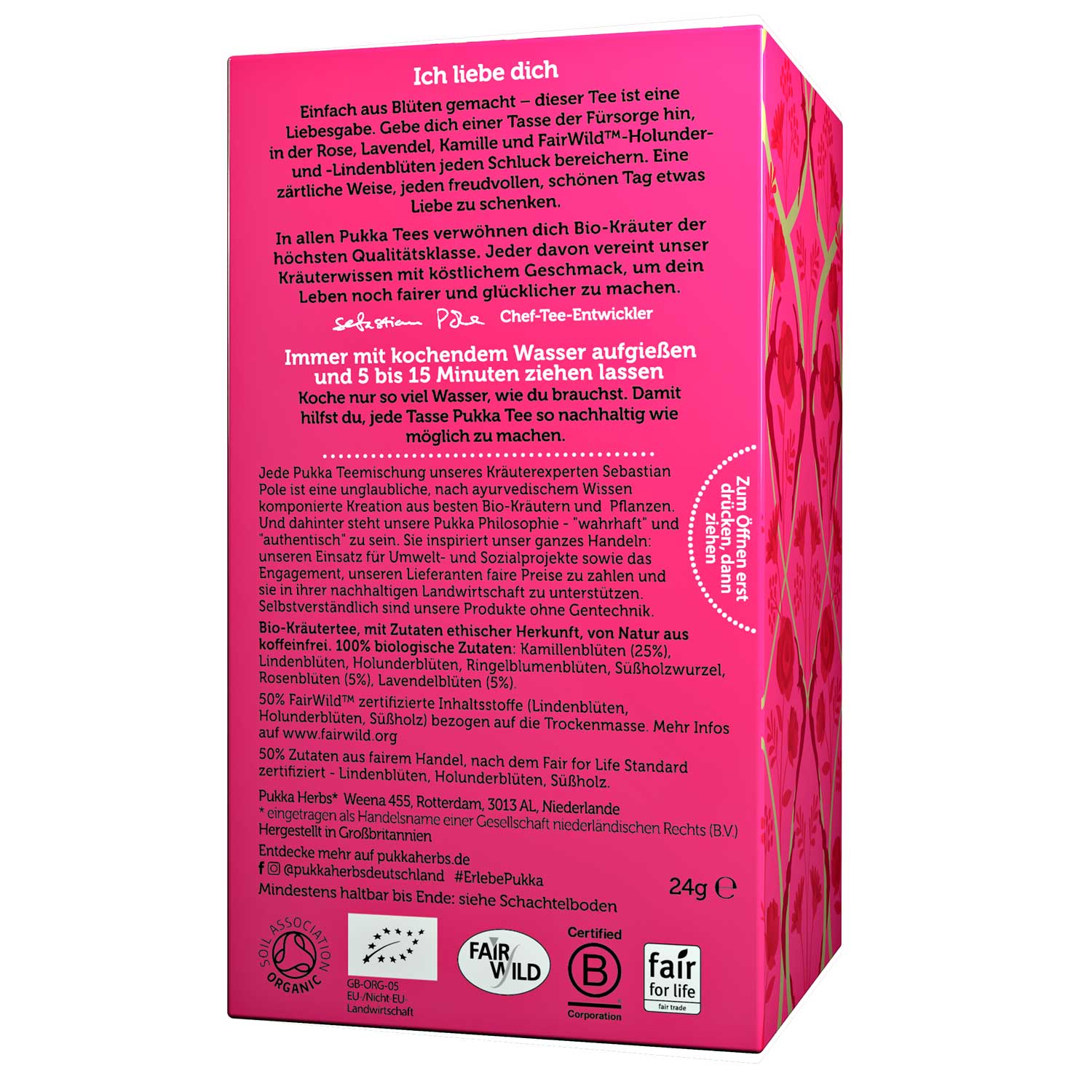 Pukka Herbs PUKKA gyógynövények, ájurvédikus szerves tea- (Nem) csak szerelmeseknek 20 teafilter
