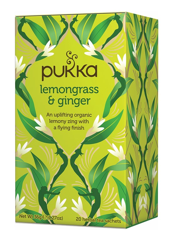 Pukka Herbs PUKKA gyógynövények ájurvédikus organikus tea citromfű és gyömbér 20 teafilter