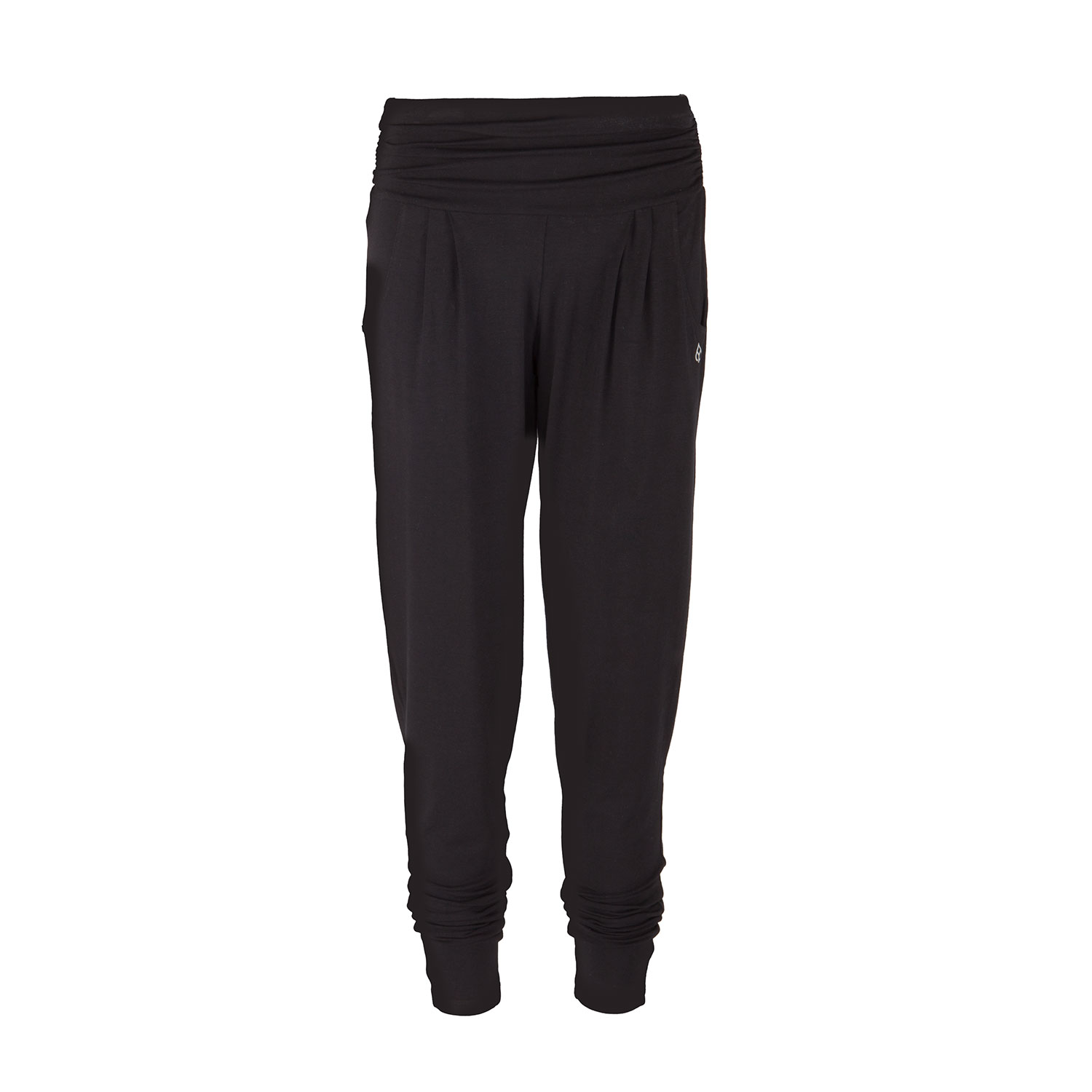 Bodhi Yamadhi Bodhi Yoga Yamadhi Loose Yoga Pants nadrág jógához fekete, zsebbel Méret: XS