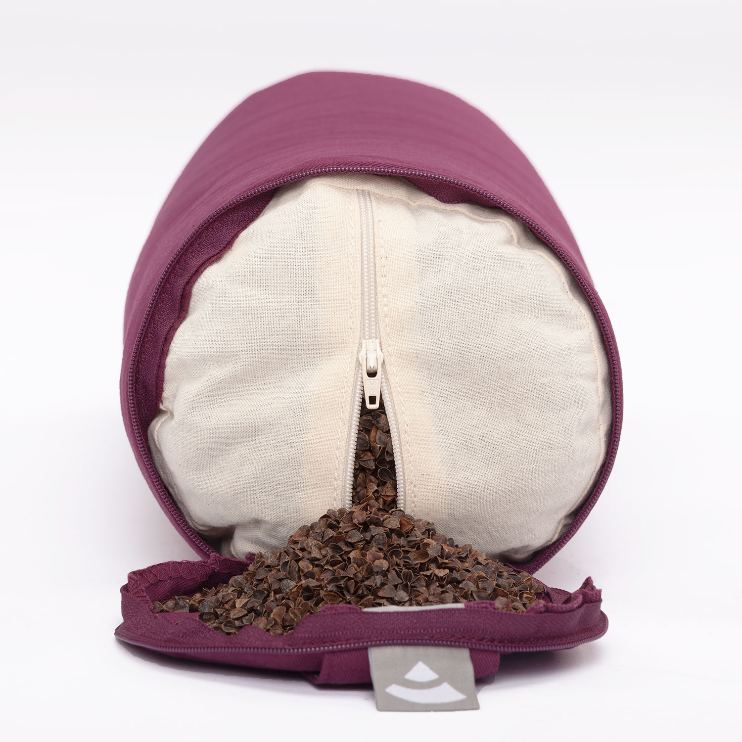 Bodhi Yoga MINI Bolster - Neckroll ECO 100% organikus pamut 38 x 14 cm Szín: Taupe
